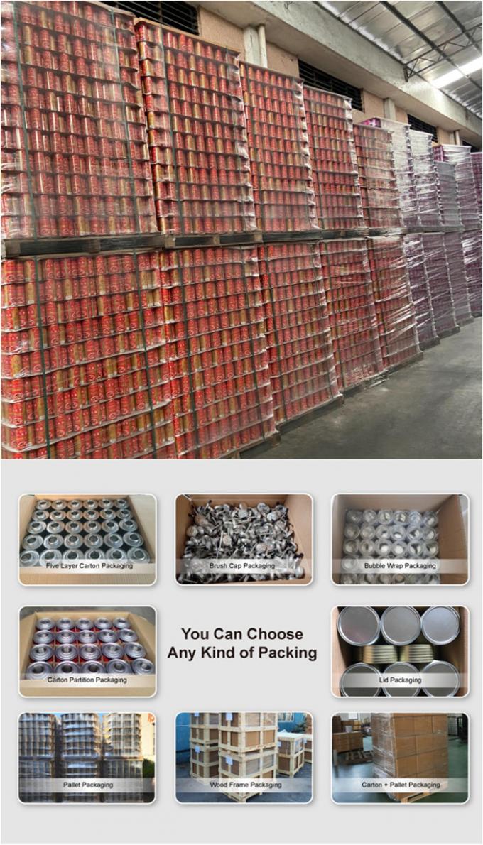 250 ml leere Dosen Dosen Metallblechdose mit Deckel für Lackbeschichtungskleber